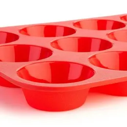 12 Pcs Silicone CupCake Mold