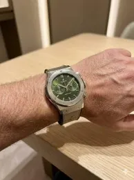 Hublot Classic Fusion Chronograph Titanium Green watch