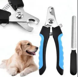 Pet Nail Clippers and Trimmer Dog and Cat Nail Clippers with Safety Guard to Avoid Over-Cutting Toenail for Small Medium Large Dogs & Cats Nail File