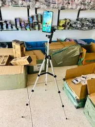 3110 Portable Aluminum Tripod Stand with Universal Mobile Holder