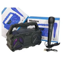 SKD-103 BT Audio Double Portable Speaker Wireless Outdoor Wired Microphone 3 Inches