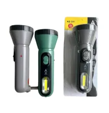 Aiko Super Rechargeable LED Torch AS-511 1W - Mini AC Charging Bright Emergency Flashlight Home Camping Power Cut Light