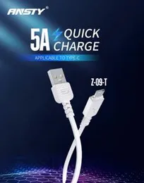 Ansty Z-09-T â 3.1A Fast Charging Type-C Data Cable (1000mm)