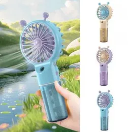 Mini Cooler Water Spray Mist Fan Handheld Portable Rechargeable Travel Fan