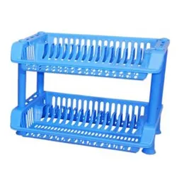 Plastic 2-Tier Durable Dish Dryer Rack