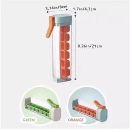 Press Ice Cube Tray â One-Handed De-Icing | No-Touch Ice Release | Small Ice Maker