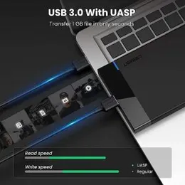 Ugreen 30848 US221 USB 3.0 HDD Enclosure 2.5inch