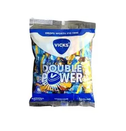 Vicks Double Power Cough Drops â Ginger, Honey & Menthol (65 pcs)