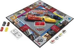 Hasbro Gaming Monopoly Junior Cars 4 Player Board Game, Ages 4+