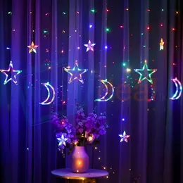 LED Star & Moon Curtain Light â Decorative Window Lighting