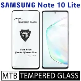 Samsung Galaxy Note 10 Lite Branded MTB High Quality Screen Protector Full Glue 9D MTB tempered Glass for Samsung Galaxy Note 10 Lite