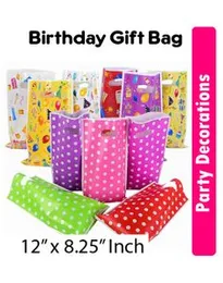Birthday Party Gift Bag 10 Pack 24cm x 16cm Bags