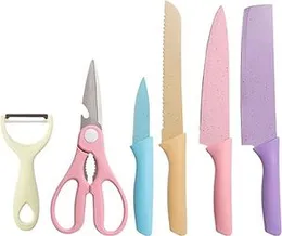 6 Pcs Colorful Knife Set (P01166)
