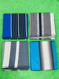 Men's handloom sarong  Blue, Grey & Black stripes