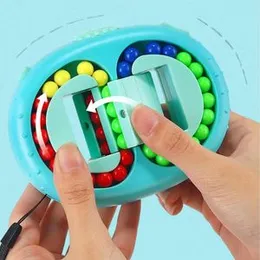 Children Rotating Magic Beans Puzzle Cube Toys For Kids Relief Bean Ball Puzzles Education