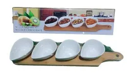 4pcs Dessert plater set