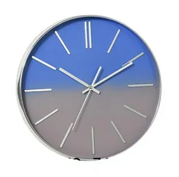 Rich Clock Wall RHC-7471 Round Grey Quartz Analog Easy Read Dial Battery Wall Clock