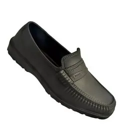 Rubber Shoe - Black - Waterproof | Stylish & Comfortable Slip-On Shoes for Casual & Formal Wear