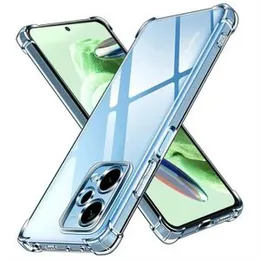 Redmi Note 12 5G Transparent Shockproof Clear Back Cover for Redmi Note 12 5G.