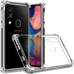 Samsung A20E / A40 Shockproof Transparent Back cover for Samsung A20E/ A40