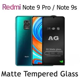 Redmi Note 9 Pro Note 9s Stylish Full Cover Matte Texture MTB tempered Glass Protector Frosted Glass for Xiaomi Mi Redmi Note 9 Pro and Redmi Note 9s