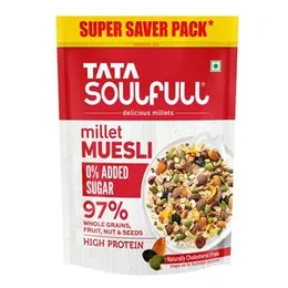 Tata Soulfull 0% Added Sugar Millet Muesli, 700 g FROM INDIA (SAM)