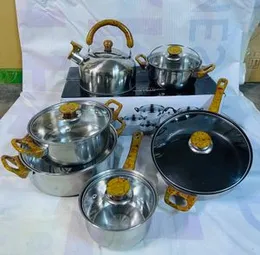 12pcs cook wear set with kettle