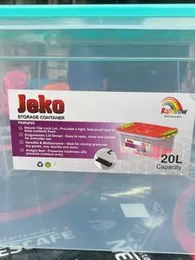 Jeko Transparent Kitchen Storage Jar Set â Space Saver Design