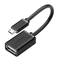 UGREEN Micro USB Male to USB-A Female Cable with OTG Nickel Plating 15cm â US133 - 10396