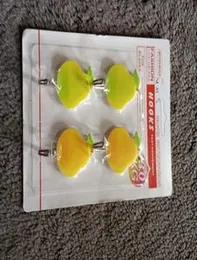 fruits Cartoon Strong Self Adhesive Hook Door Wall Hangers Storage Rack Key Towel Holder Practical Home Organization