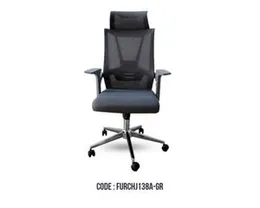 GRAY HIGH BACK MESH MANAGMENT CHAIR J138A-GRAY