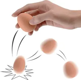 Super Bouncing Egg Ball for Kids Pets - Bouncing Fake Rubber Egg