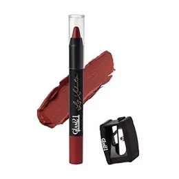 Glam21 Lip Seduction Non- Transfer Crayon Lipstick| Lightweight & Longlasting|Creamy Matte Formula - 2.8gm|Mystique Brown|10
