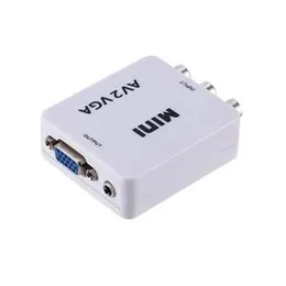 Mini HD RCA CVBS AV To VGA Video Converter Conversor AV2VGA