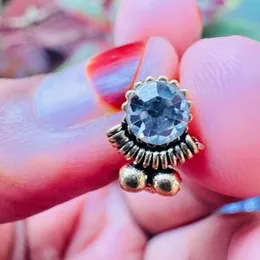 Gold & Silver Color Indian Traditional Non-Piercing Nose Pin and Nose Ring with Stone for Women & Girls