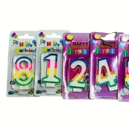Birthday Candles Numbers - Multicolor