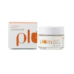 chamomile & white tea glow-getter face mask plum