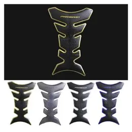 Motorcycle Fuel Tank Pad Decal Protector rubber Sticker Black Gold