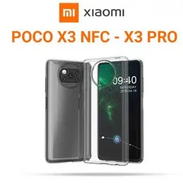 ThickBallon Clear Transparent Silicone Case back cover For Xiaomi Redmi Poco X3 NFC / X3 NFC Pro / Poco X3