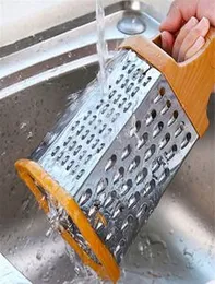 Stainless Steel Six-sided Grater Multi-function Shredder Kitchen Potato Wire Cutter Slicer Ginger Garlic Grinder Kitchen Gadget