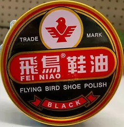 Flying Bird black Shoe Polish.