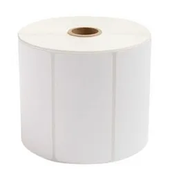 High-Quality White Thermal Barcode Label Sticker Roll 35x13 mm, 1-Up Format, 3500 Labels, Premium Labels