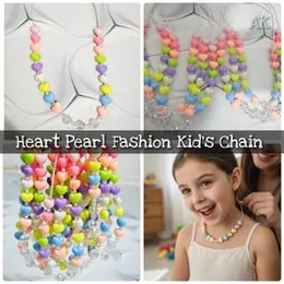 Heart Pearl Fashion Kid's Chain for girls