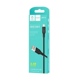 Denmen D01V 2.4A Super Fast Micro USB Cable