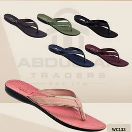 Ladies PU Heel Comfortable Slippers Soft Synthetic Leather Slip-On Breathable Footbed Lightweight Flexible Outsole