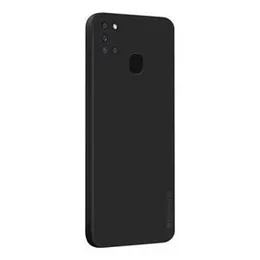 Liquid Silicone Case Back Cover For Samsung Galaxy A21s Black