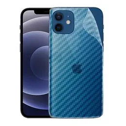 Carbon Fibre back sticker For iPhone 12