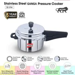Active Gangaâ¢ Grand 7.5L Indian Pressure Cooker, Ganga Aluminum Pressure Cookers, Capacity: 7.5 L