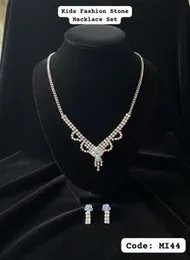 Stone Necklace & Earrings Set