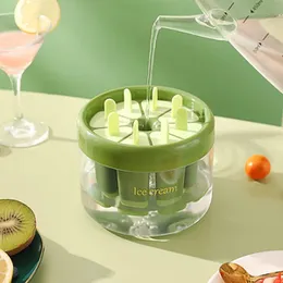 8-Piece Reusable Popsicle Mold Set – Homemade Ice Cream Maker